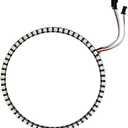 60 LEDs WS2812B 5050 RGB LED Ring Lamp Light Individually Addressable Full Dream Color DC5V with Mini Controller