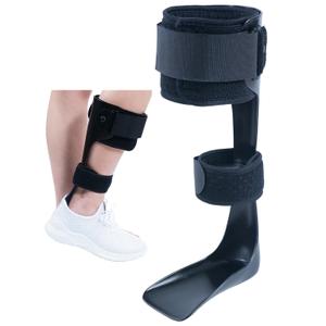 AFO Foot Drop Brace, Innovative Half-Foot Design, Shoe-Friendly, Perfect Posture, Medical Drop Foot Brace for Walking, Foot Drop Orthotic Braces for Neuropathy, Men & Women(Large, Right)