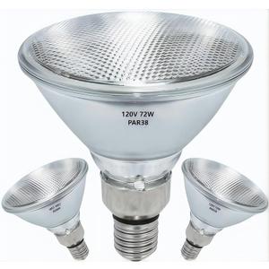 Par38 Halogen Flood Light Bulb 120V 72W,Dimmable PAR38 72W Light Bulbs,E26 Medium Base, Warm White, High Output Reflector Flood Lights for Indoor and Outdoor (2 Pack)