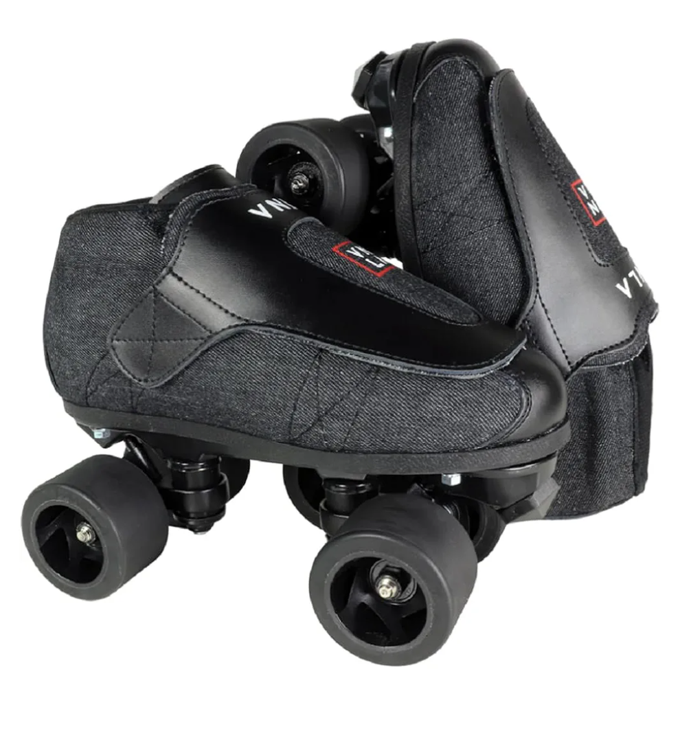 VNLA Junior Stealth Jam Skates for Men and Women - Indoor Unisex Roller Skates M 11 L 12