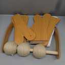 Sisal Cat Scratcher Bed,Extra Large Solid Cat Scratching Board Couch Scratcher Cardboard with Sisal Ball,26.8 Inch Hammock Lounger for Indoor Cats, Furniture Protector