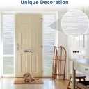rabbitgoo Window Privacy Film Frosted Glass Film Removable Vinyl Door Coverings UV Blocking Decorative Static Cling Non-Adhesive Window Clings Sticker for Home Decor, 29.5 x 78.7 Inches