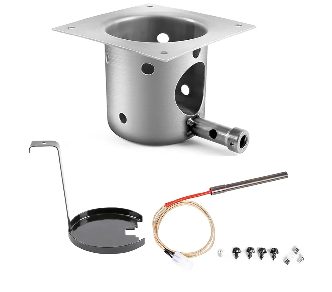 Upgrade Grills Replacement Parts Kit for Pit Boss, Traeger Wood Pellet Grills, Include 2.0 RPM Auger Motor, Hot Rod Ignitor, Fire Burn Pot, Induction Fan, Fit for Camp Chef, Z Grills Pellet Grill