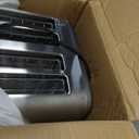 Cuisinart 4 Slice Toaster, Compact Stainless Steel Toaster with Extra-Wide Slots for Toasting Bread, French Toast, Bagels and Pastries, Defrost & Reheat Functions, CPT-180BKSP1, Black/Stainless Steel