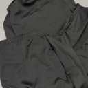 XZLUFNY Women's 2 Piece Pant Sets Sexy One Shoulder Sleeveless Crop Top Bodycon Capris Pants Sets (Medium, Black)