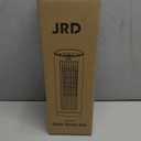 JRD 13'' Tower Fan for Bedroom, Quiet Cooling Desk Fan with Remote, 80° Oscillating, 3 Speed, 4 Mode, 12h Timer, Digital Touch Screen, Portable, Safe Bladeless Table Fan for Home Desktop Office