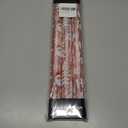 Burymento Christmas Wrapping Paper, Reversible Pink Christmas Tree, HO Santa Laughter, Snowflake, Reindeer, Design Gift Wrapping Paper Suitable for Holiday, Mini Roll (17 Inch X 120 Inch)