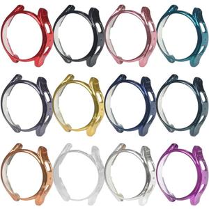 [12 Pack] Compatible with Galaxy Watch 5 Pro 45mm Screen Protector Bumper Case Soft TPU Protective Case for Samsung Galaxy Watch 5 Pro (12-Colors)