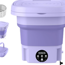 Mini Folding Washing Machine (Purple)