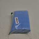 Mint Blue Dinner Napkins Disposable - 50Pack Linen-Feel Paper Napkins with Built-in Flatware Pocket, Prefolded Cloth Like Paper Napkins Bulk For Dinner, Wedding, Party or Everyday Use(Mint Blue)