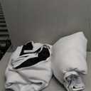 NICETOWN Full Shading Cold Blocking Curtains for Windows, Super Heavy-Duty Black Lined Blackout Curtains for Bedroom, Privacy Assured Window Treatment (White, Pack of 2, 70 inches W x 95 inches L)