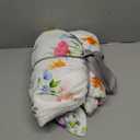 Watercolor Floral Throw Blanket Colorful Wildflower Blankets Botanical Plant Leaf Bed Blanket Flower Butterfly Flannel Fleece Throw Blanket for Couch “50x60”