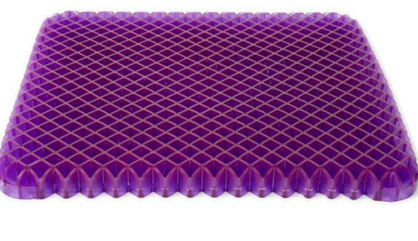 Purple Simply Seat Cushion, Lightweight 1.25" Low-Profile Gel Seat Cushion