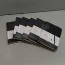 Comix 6 Pack Lined Journal Notebooks for Work, 240 Pages, 5.5"x8.3", Black, Hardcover, A5 Medium College Ruled, Journaling Notebooks for Notes-taking, Fits for Office School Home