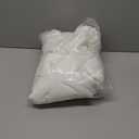 BGment White Semi Sheer Curtains 84 Inch for Living Room - Non-See Through Light Filtering Faux Linen Drapes with Burlap Texture, Modern Farmhouse Window Panels (Set of 2, 52" Wide)