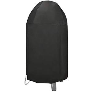 Stanbroil Premium Cover for 22" Smokey Mountain Cooker, Round Smoker Grill Cover Replaces Weber Part # 7201 and 99915, Black