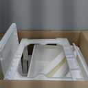 IRIS USA Plastic Drawer Storage Organizer, 4-Drawers, for Classroom Art Supplies Bathroom Dorm Bedroom Laundry Room, Wide, White Frame with Matte White Front Panels