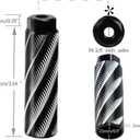 Bike Pegs 4Pcs Aluminum Alloy Anti-Skid Lead Foot Bicycle Pegs 3/8 inch Axles