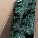 8Ft Artificial PVC Christmas Tree Stand Indoor Outdoor Green (Decorations Are Not Included)