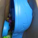 Step2 Rain Showers Splash Pond Toddler Water Table, Outdoor Kids Water Sensory Table, Ages 18+ Months, 13 Piece Water Toy Accessories, Blue & Green