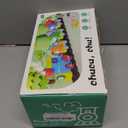 Funwee Steam Track Train Set for Toddlers, Magnetic Connection Train Toys w/Lights & Sounds, Electric Cartoon Choo Choo Train, Toy Train Christmas Birthday Gift for Toddlers 2 3 4 5+ Boy Girl (Blue)