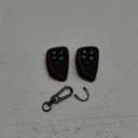 TANDRIVE Key Fob Cover for 2022 2023 2024 2025 Chevy Silverado 1500 GMC Sierra 1500, 2024 2025 Silverado Sierra 2500HD 3500HD, Silicone, 2-Pack, Black