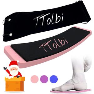 Premium Turn Board for Dancers & Skaters  Improve Turning, Balance & Spins Technique | Ballet, Ice Skating & Dance Training Equipment (Pink)