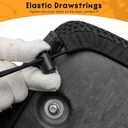 Golf Cart Seat Covers with Pockets for Club Car DS Pre-2000 Front Standard Seat Cushion,Cooling Mesh Fabric and Vinyl Leather Club Car Seat Covers,No Stapler Needed Replacement Front Seat Cover(Black)