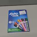 EXPO Low Odor Dry Erase Markers Chisel Tip Assorted Colors 8 Count