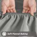 LURKA Rectangle PU Leather Table Cover/Tablecloth with Elastic Fitted Edge  Waterproof, Oil-Proof, Scratch-Resistant, Wipeable Protector for Dining, Kitchen, Outdoor Picnic, Party (Silver, 4FT) (48" x 30" (Rectangular))