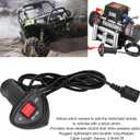 Electric Winch Remote Control Controller, Winch Electric Remote 3 Prong, Controller Winch Electric with 9.2ft Cable, Winch Controller Replacement for Off Road Vehicle