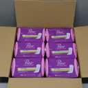 Poise Daily Liners, Incontinence Panty Liners for Bladder Leaks, 2 Drop Very Light Absorbency, Long Length, 264 Count of Pantiliners (6 Packs of 44)