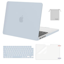 MOSISO Compatible with MacBook Pro 14 inch Case 2026 2025 2024 2023 2022 2021 M5 M4 M3 M2 M1 A3434 A3112 A3185 A3401 A2918 A2992 A2779 A2442,Hard Case&Keyboard Cover&Screen Film&Pouch, Baby Blue