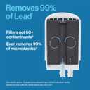 Brita Faucet Mount Water Filter System, White, No-Wait Filtration, Easy Install, Multi-Use Tap Water Filter for Kitchens, Bathrooms & Small Spaces