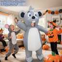 Camlinbo Inflatable Kids Halloween Costume Blow Up Rat Costumes for Halloween Funny Theme Costume Cosplay Party