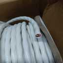 Amazon Basics 12- Gauge Speaker Wire Cable, 99.9% Oxygen -Free Copper, 200-Foot, White