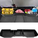 Car Underseat Storage Box Fitment for Chevy Silverado/GMC Sierra 1500 2500HD 3500HD (2007-2018 4-Door Models)