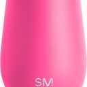 Simple Modern Wine Tumbler with Lid | Cute Stemless Glass Cup with Press-In Lid | Insulated Stainless Steel Coffee Mug | Gifts for Women Men Him Her | Spirit Collection | 12oz | Raspberry Vibes 2 Pack