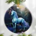 Unicorn Ornament, Christmas Ornament  Christmas Tree Decor, Holiday Decoration, Stocking Stuffer, Festive Gift Idea, Gifts for Unicorn Lover, Friends, and Family