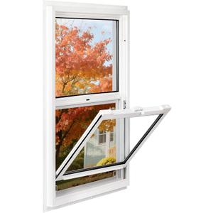 Vinyl Single Hung Sliding Window 24" x 48" White