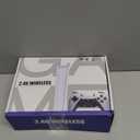 2026New Wireless Retro Game Console, 40000+Games and 23 Emulators, Plug and Play 4K HD HDMI TV Game Stick, with Dual 2.4G Wireless Controllers (128G) White