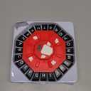 Word Game Family Board Games for Kids & Adults with 2 Modes,220 Topic Categories 24 Letters Pressing Games,Fun Fast-Paced Learning Game,35 Cards,LCD Display Timer,Christmas & Birthday Gifts,Red