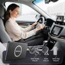 NO.1 Magnetic Baby Car Camera, 5'' 1080P IPS Magnetic Mount Monitor, Auto Night Vision, 360 Rotation Car Camera for Baby with Zoom & Mirror Mode, USB-Powered Baby Monitor for Rear Facing