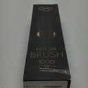 Professional Blowout Hair Dryer Brush, Black Gold Dryer and Volumizer, Hot Air Brush for Women, 75MM Oval Shape (Black Gold)