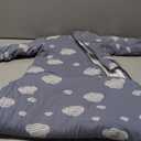 Unisex Sleeping Bag for Babies and Toddlers 1.0 Tog Sleep Sack 6-18 Months, Newborn Sleep Sack, Wearable Blanket Baby, One Piece Long Sleeves, Gifts for Baby (Blue Sky)