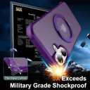360 Magnetic Swivel Ring for iPhone 17 case, Purple