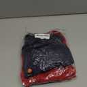 2 Pieces Winter Dog Hoodie Warm Small Dog Sweatshirts with Pocket Cotton Coat for Chihuahua Clothes Puppy Costume(L, Dark Blue, Wine Red)