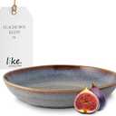 Villeroy & Boch Lave Beige Small Flat Stylish Stoneware Dinner Bowl for Side Dishes and Salads, Beige, 8.5 x 8.25 x 1.75 in