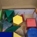 Learning Resources Folding Geometric Shapes - 16 Pieces, Ages 7+ Geometry Accessories, Teacher Aids, Math Helper, Teacher Supplies, Math Games for Kids,Back to School Supplies