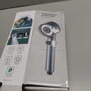 Filtered Shower Head with Handheld, High Pressure 5-Spray Showerhead & Power Wash - 59" Hose, Bracket, ON/OFF Switch & Replaceable Filter